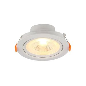 Spot de Led Blumenau MR16 Redondo 6W Bivolt 3000K Luz Amarela