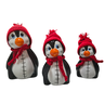Trio Pinguim da Família Frio: Fofura em Cerâmica para Aquecer Seu Lar - 2
