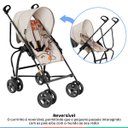 Ver imagem 5 de Carrinho De Bebê Passeio 6M a 15kg Guarda-Chuva Reversível Reclinável Campora Girafa Galzerano - Gir