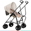Ver mais imagens de Carrinho De Bebê Passeio 6M a 15kg Guarda-Chuva Reversível Reclinável Campora Girafa Galzerano - Gir