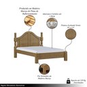 Ver imagem 3 de Cama de Casal Madeira Maciça Naipe Freijó - G74 - Gran Belo