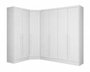 Ver imagem 1 de Guarda-Roupa Modulado de Canto Oblíquo 7 Portas 6 Gavetas 100% MDF Cairo