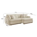 Ver imagem 2 de Sofá Cama Inova 270 Cm Braço 15 Cm Retrátil e Reclinável Meu Sofá Online