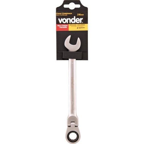Chave Combinada C/ Catraca Articulada 14mm Vanád. Vonder