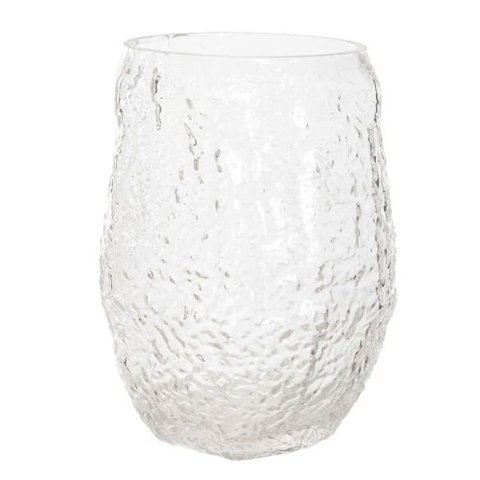 Vaso Vidro 19,5cm Transparente Florarte Flor Arte