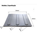 Ver imagem 4 de KIT 10 PÇS PISO TÁTIL DIRECIONAL PVC 25X25 ARGAMASSADO AM