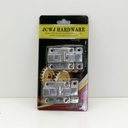 Ver imagem 7 de Kit 2 Fechos Travas Tramela Deslizantes de Aço Inoxidável para Porta Armário 6,5cm Fechadura Facil N