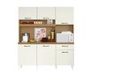 Ver imagem 3 de Kit Cozinha Siena 6 Portas 1 Gaveta Atacama/ Off White - Aramóveis