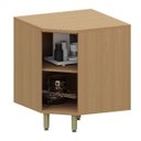 Ver imagem 4 de Balcão para Cozinha Canto Diagonal 100% MDF 1 Porta Dulce Freijó/Cinnamon