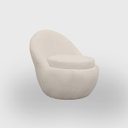 Ver imagem 5 de Poltrona Orgânica Sala e Escritório Confortável e Reforçada Bouclé Branco