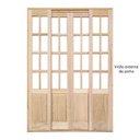 Ver mais imagens de Porta Balcão de Correr de Madeira Itaúba Meia Almofada Reto Batentes de 14 Cm - 2.15 (a) X 1.90 (l)