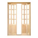 Ver imagem 4 de Porta Balcão de Correr de Madeira Itaúba Meia Almofada Reto Batentes de 14 Cm - 2.15 (a) X 1.90 (l)