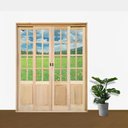 Ver imagem 2 de Porta Balcão de Correr de Madeira Itaúba Meia Almofada Reto Batentes de 14 Cm - 2.15 (a) X 1.90 (l)