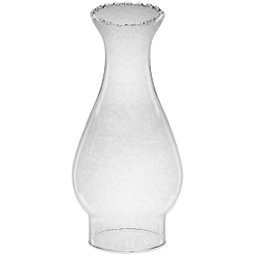 Cupula de Vidro Transparente para Lampião Vintage Boca 06,5 - 1