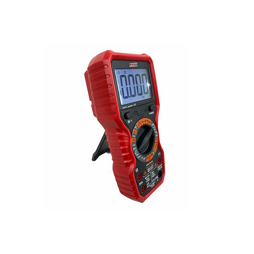 Kit Multímetro Digital Corrente Resistência Tensão Capacitância Diodo Continuidade Rms Md-800 Portát - 6