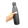 Garrafa Térmica Inox 750ml Squeeze Inox Preto Fosco - 3