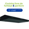 Depurador de Cozinha Exaustor 60 Cm de Parede Preto 127v - 3