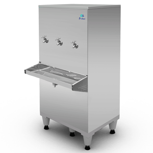 Bebedouro de Água 100 Litros Ra10 Inox Frisbel 127v - 3 Geladas