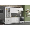 Ver mais imagens de Kit de Cozinha Modulada 5 Peças Americana (2 Armários + 1 Balcão + 1 Paneleiro + 1 Complemento) C5P1