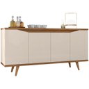 Ver imagem 1 de Balcao Buffet 50454 Pes Madeira 160cm Off White Cedro Dcasa