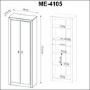 Ver imagem 6 de Conjunto para Escritório 4 Peças Branco Tecnomobili