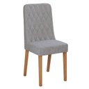 Ver imagem 4 de Conjunto Sala de Jantar 4 Lugares Quadrado Tampo MDF Mesa Celebrare com Cadeiras Luar