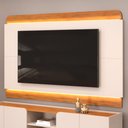 Ver imagem 2 de Painel para Tv Suspenso 75 Pol 219cm Pés Madeira Collie D04 Off White/freijó - Mpozenato