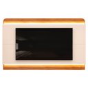 Ver imagem 5 de Painel para Tv Suspenso 75 Pol 219cm Pés Madeira Collie D04 Off White/freijó - Mpozenato