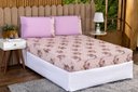Ver imagem 1 de Lençol King Avulso com Elástico 180 Fios Algodão Estampado:floral-lilas