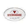 Travessa de Vidro Oval Grande Steak House Churrasco 34 x 23,5 x 3 cm - 1
