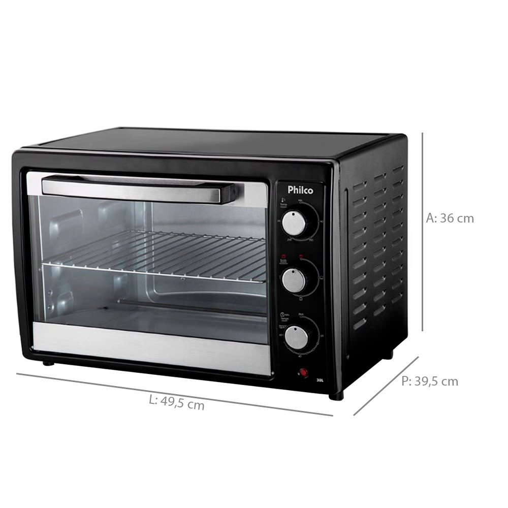 Forno Elétrico de Bancada 38L Philco PFE42P 1500W - 5