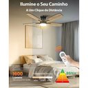 Ver imagem 5 de Ventilador de Teto Fansvento 53W 100cm 4 Pás Preto 60004-B-Teto Bivolt