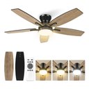 Ver imagem 6 de Ventilador de Teto Fansvento 53W 100cm 4 Pás Preto 60004-B-Teto Bivolt