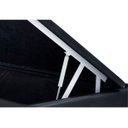 Ver imagem 2 de Base Box Baú Solteiro A colchões Sintético Cinza 49x88x188