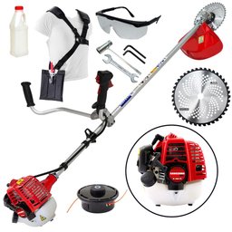 Roçadeira Plus Kawashima KW260L 26cc 2T Econômica de Alta Durabilidade Com Guidão e Lâmina de V - 1