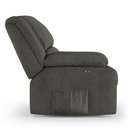 Ver imagem 4 de Poltrona do Papai Reclinável Melim Power Touch Massagem Linho Fh1 - D'rossi Cor Grafite