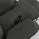 Ver imagem 6 de Poltrona do Papai Reclinável Melim Power Touch Massagem Linho Fh1 - D'rossi Cor Grafite