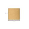 Kit com 500 Placas Mdf Lisa 3mm Tamanho 7x7cm - 2