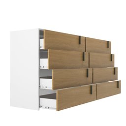 Kit 2 Cômodas 4 Gavetas 90cm Melissa - 5
