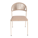 Ver imagem 3 de Kit 6 Cadeiras Jantar Rubi Aço Carbono Enc. em Corda Náutica