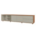 Ver imagem 2 de Rack para Tv até 75 Polegadas Pés Madeira Maciça Laqueado 250cm Prime