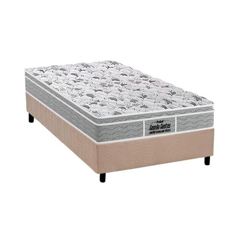 Cama Box Solteiro: Colchão Ortopédico Probel D45/EP Anatômico Guarda Costas Próextreme Plus + Base C