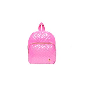 Mochila de Costas Feminina Brilhosa Glitter Passeio Pink