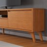 Rack para Tv até 75 Polegadas Pés Madeira Maciça Laqueado 237cm Piazza New - 9