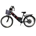 Ver imagem 1 de Bicicleta Elétrica - Street Pam - Cestinha - 800W 48V Lithium - Preta - Plug And Move