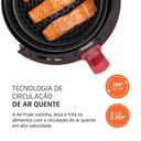 Ver imagem 5 de Fritadeira sem Óleo Air Fryer 3,2l, Mondial Vermelho e Inox 1500w Af-34-r 127v