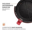Ver imagem 7 de Fritadeira sem Óleo Air Fryer 3,2l, Mondial Vermelho e Inox 1500w Af-34-r 127v