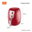 Ver imagem 6 de Fritadeira sem Óleo Air Fryer 3,2l, Mondial Vermelho e Inox 1500w Af-34-r 127v