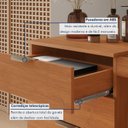 Ver imagem 6 de Penteadeira Camarim com Porta Joias e Tampo Reclinável 4 Gavetas Afrodite 100%MDF