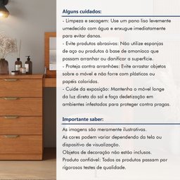 Penteadeira Camarim com Porta Joias e Tampo Reclinável 4 Gavetas Afrodite 100%mdf - 10
